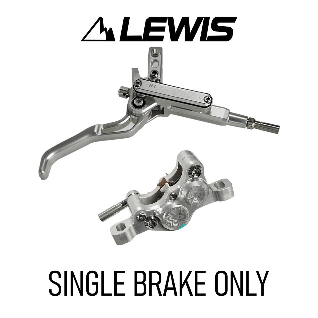 Lewis Single brake only in Silver, Black , Custom colors